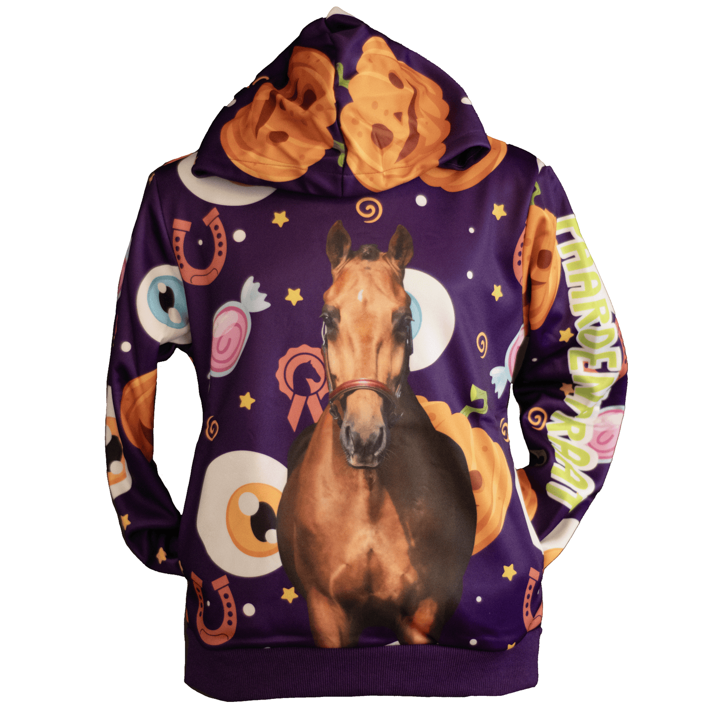 Hoodie Paars Halloween